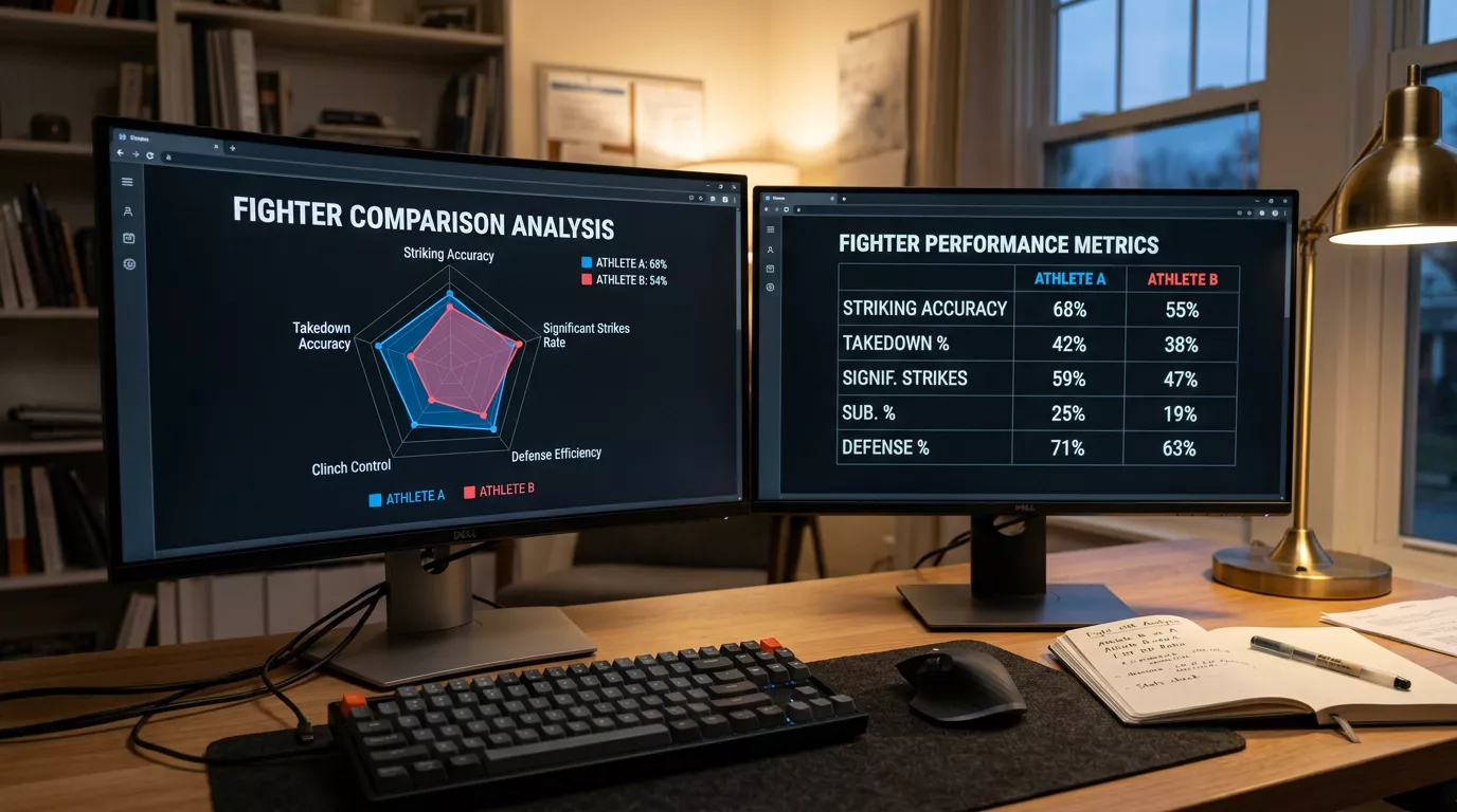 Análisis de estadísticas de peleadores UFC para apuestas